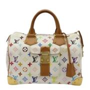 Louis Vuitton Vintage Pre-owned Canvas louis-vuitton-vskor White, Dam