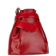 Louis Vuitton Vintage Pre-owned Laeder ryggsckar Red, Dam