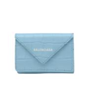 Balenciaga Vintage Pre-owned Laeder plnbcker Blue, Dam