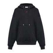 Off White Sweatshirt med Logo Black, Herr