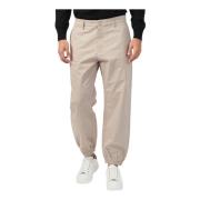 Armani Exchange Beige Joggers med Elastiska Muddar Beige, Herr