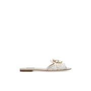 Dolce & Gabbana Tofflor 'Bianca' Beige, Dam