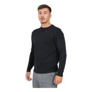 Selected Homme Svart Crewneck Tröja Black, Herr