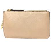 Fendi Vintage Pre-owned Laeder plnbcker Beige, Dam