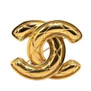 Chanel Vintage Pre-owned Guld chanel-smycken Yellow, Dam