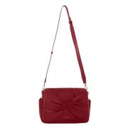 Kocca Vävd Crossbody-väska med Elegans Red, Dam