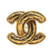 Chanel Vintage Pre-owned Guld chanel-smycken Yellow, Dam