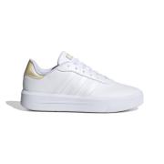 Adidas Platform Court Skor Vit Kvinnor White, Dam