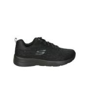 Skechers Svarta Mesh Sneakers Dam Skor Black, Dam