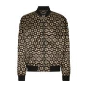 Dolce & Gabbana Bomberjacka med Logotryck Brown, Herr