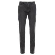 Dolce & Gabbana Slim Fit Denim Jeans Black, Herr