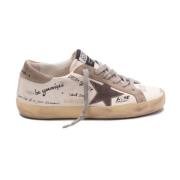 Golden Goose Vita Graffiti Stjärnsneakers Beige, Dam