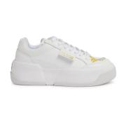 Versace Jeans Couture Vita Sneakers för Kvinnor Aw24 White, Dam