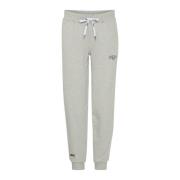 Ball Grå Sweatpants med Coola Broderade Detaljer Gray, Dam