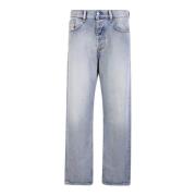 Diesel Stonewashed Straight Cut Jeans Ljusblå Blue, Herr