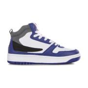 Fila Vit Mid Sneaker med Broderad Logga Blue, Herr