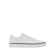 Tod's Vita Läder Sneakers med Gummidetaljer White, Herr