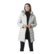 Junge Quiltad Vintervit Jacka Kamilla Modern Fit White, Dam