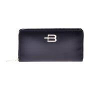 Baldinini Wallet in smooth black calfskin Black, Dam