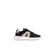 Alexander Smith Svart Guld Runner Sneakers Black, Dam