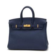 Hermès Vintage Pre-owned Laeder handvskor Blue, Dam