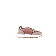 Liu Jo Rosa Sport Sneakers Metalliska Detaljer Pink, Dam