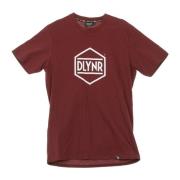 Dolly Noire Hexagon Bordeaux T-shirt Red, Herr