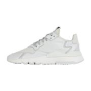 Adidas Night Jogger Cloud White Sneakers White, Herr