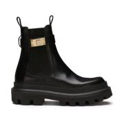 Dolce & Gabbana Svarta Boots för Stiliga Outfits Black, Dam