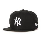 New Era MLB Liga Essential Flat Skärm Keps Black, Unisex