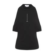 Alexander McQueen Svart Topplagg för Kvinnor Aw24 Black, Dam