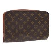 Louis Vuitton Vintage Pre-owned Canvas kuvertvskor Brown, Dam