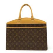 Louis Vuitton Vintage Pre-owned Tyg louis-vuitton-vskor Brown, Dam