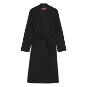 Max Mara Svarta Kappor Bcollag Black, Dam