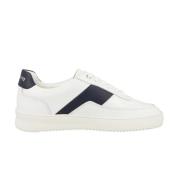 Filling Pieces Blå Sneakers Mondo Game White, Herr