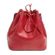 Louis Vuitton Vintage Pre-owned Laeder axelremsvskor Red, Dam