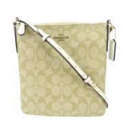 Coach Pre-owned Pre-owned Canvas axelremsvskor Beige, Dam