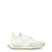 Be Positive Suede Running Space Race Sneakers White, Herr