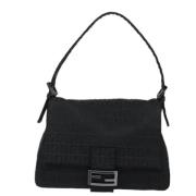 Fendi Vintage Pre-owned Canvas fendi-vskor Black, Dam