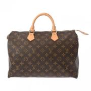 Louis Vuitton Vintage Pre-owned Tyg louis-vuitton-vskor Brown, Dam