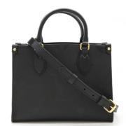 Louis Vuitton Vintage Pre-owned Tyg louis-vuitton-vskor Black, Dam