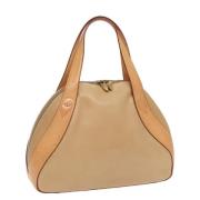 Louis Vuitton Vintage Pre-owned Laeder handvskor Beige, Dam