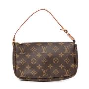 Louis Vuitton Vintage Pre-owned Canvas handvskor Brown, Dam