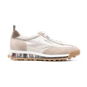 Thom Browne Beige Tech Runner Low-Top Sneakers Beige, Dam