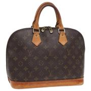 Louis Vuitton Vintage Pre-owned Canvas handvskor Brown, Dam