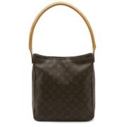 Louis Vuitton Vintage Pre-owned Tyg louis-vuitton-vskor Brown, Dam