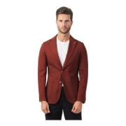 Mulish Röd Slim Fit Jacka Lättviktsmaterial Red, Herr