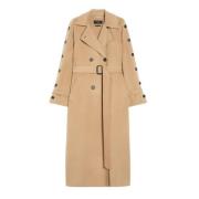 Max Mara Weekend Beige Natale Kappor för Helgen Beige, Dam