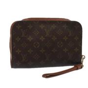 Louis Vuitton Vintage Pre-owned Canvas kuvertvskor Brown, Dam