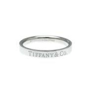 Tiffany & Co. Pre-owned Pre-owned Platina ringar Gray, Dam